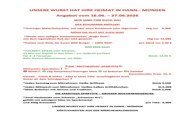 Wochenangebote